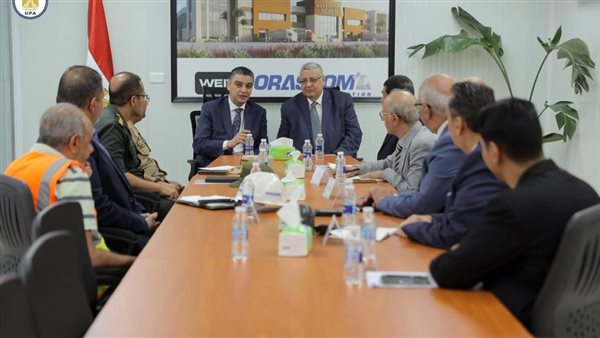 الدكتور هشام ستيت يستقبل مستشار الرئيس لمتابعة الموقف التنفيذي لمشروع المخازن الاستراتيجية للمنتجات