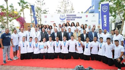 مصر تتصدر ترتيب بطولة العالم للسباحة بالزعانف للكبار والناشئين بالعلمين
