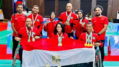 9 ميداليات حصيلة منتخب الريشة الطائرة البارالمبية في بطولة إفريقيا بنيجيريا