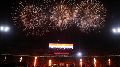 المتحدة للرياضة تسعد الجماهير بالألعاب النارية وأغاني احتفالًا بتأهل المنتخب المصري لمونديال