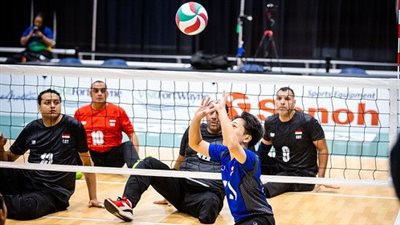 منتخب الطائرة البارالمبي يفوز على اليابان في كأس العالم بأمريكا