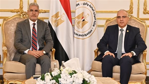 وزير الري يلتقي وزير الزراعة الموريتاني ضمن فعاليات أسبوع القاهرة الثامن للمياه