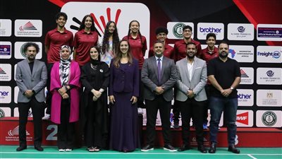 8 ميداليات حصيلة منتخب الريشة الطائرة في بطولة مصر الدولية