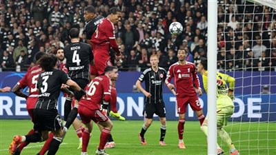 محمد صلاح يشارك بديلا في فوز ليفربول الإنجليزي على إينتراخت فرانكفورت الألماني بخماسية في دوري أبطال أوروبا