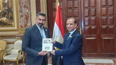 ياسر جلال وأحمد مراد وخالد جلال يتسملون كارنيه عضوية مجلس الشيوخ