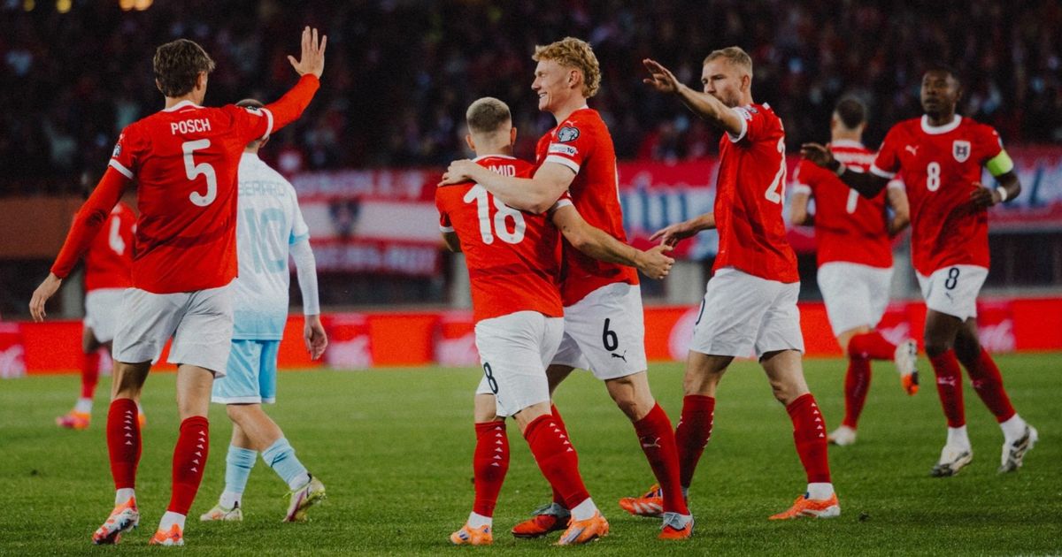 النمسا تسحق سان مارينو بـ10 أهدافٍ في تصفيات كأس العالم 2026