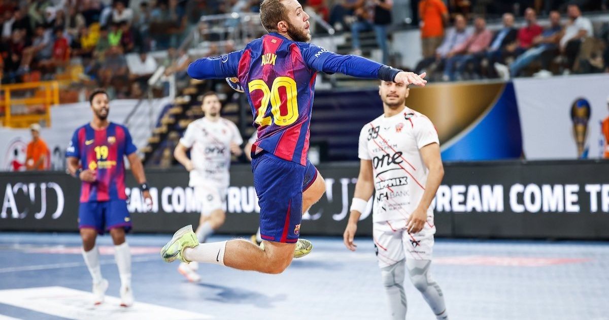 برشلونة يتوج بلقب كأس العالم للأندية لليد على حساب فيسبريم