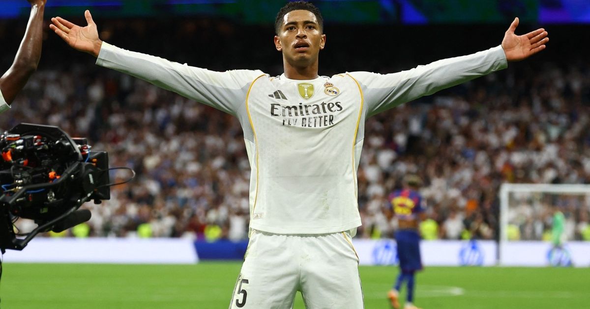 شاهد.. بيلينغهام يمنح ريال مدريد فوزاً مستحقاً على برشلونة