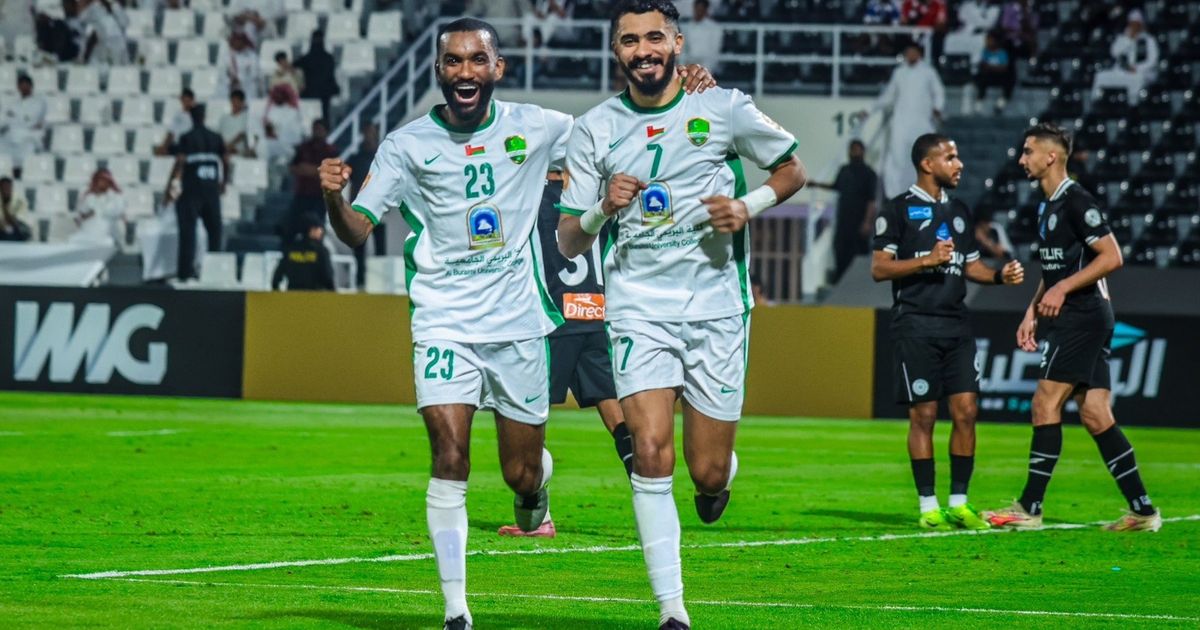 الشباب يتعادل بعشرة لاعبين مع النهضة بدوري أبطال الخليج
