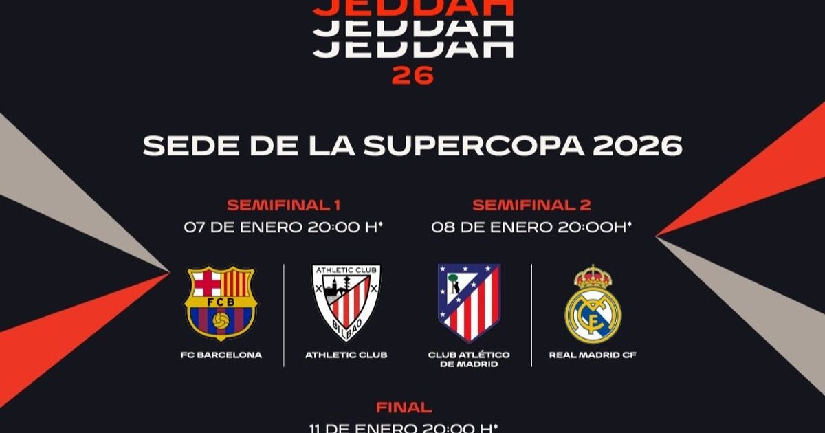 كلاسيكو مرتقب بالنهائي مواعيد مباريات السوبر الإسباني في جدة