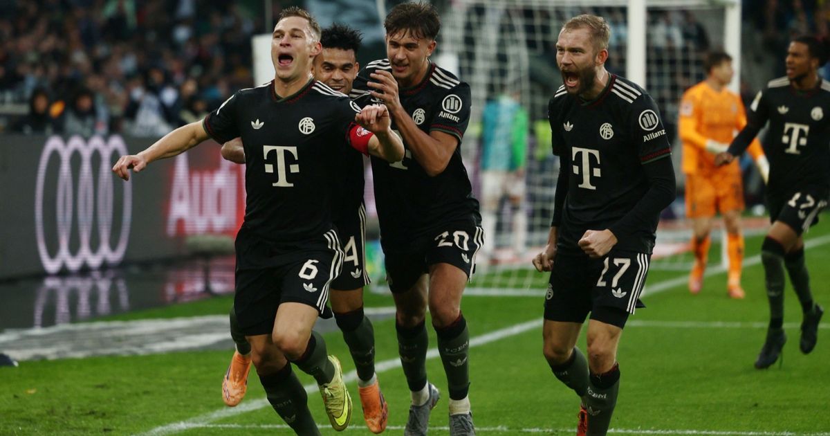 بايرن ميونيخ يواصل انتصاراته بفوز كبير على مونشنغلادباخ