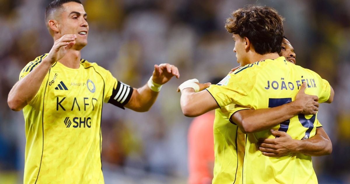 أنجيلو يتفوق على جواو فيليكس ورونالدو في مباراة النصر والحزم