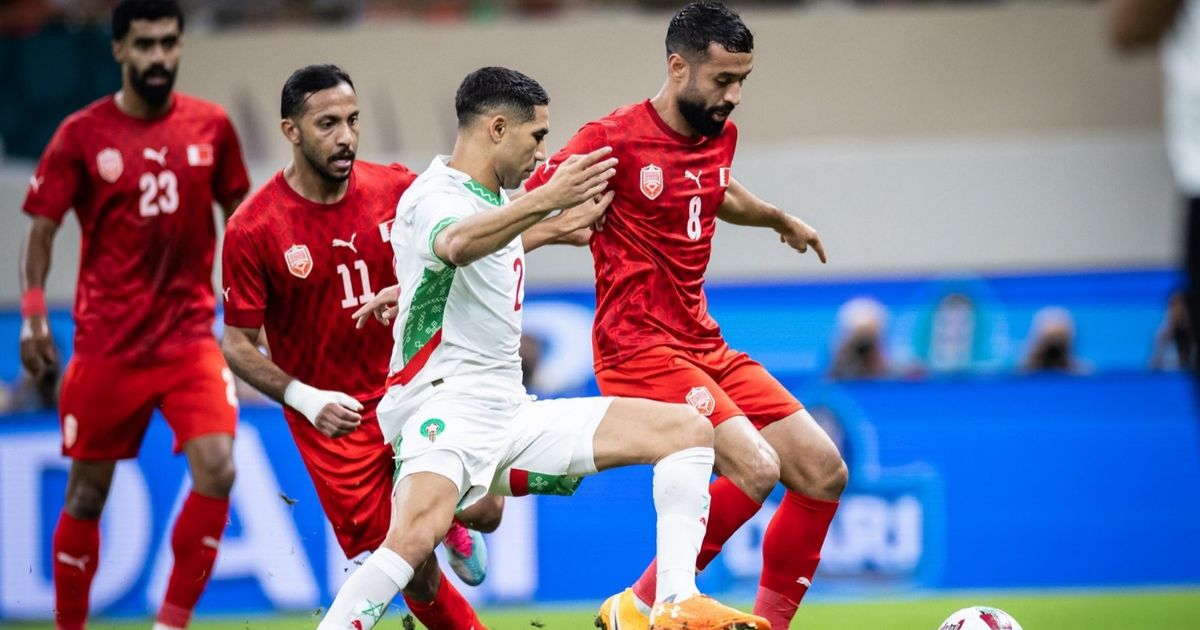 شاهد.. رأسية “الياميق” تمنح المغرب فوزاً صعباً على البحرين