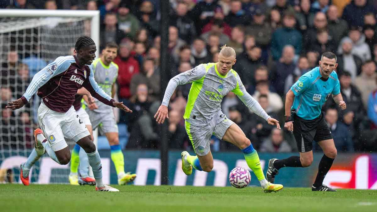 غوارديولا يكشف موقف هالاند من المشاركة في مباراة مانشستر سيتي وسوانزي