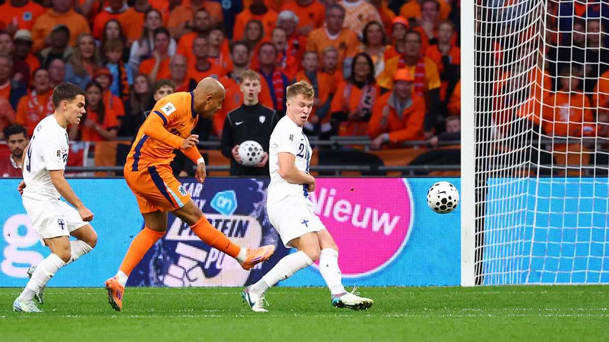 ملخص وأهداف ونتيجة مباراة هولندا ضد فنلندا في تصفيات كأس العالم