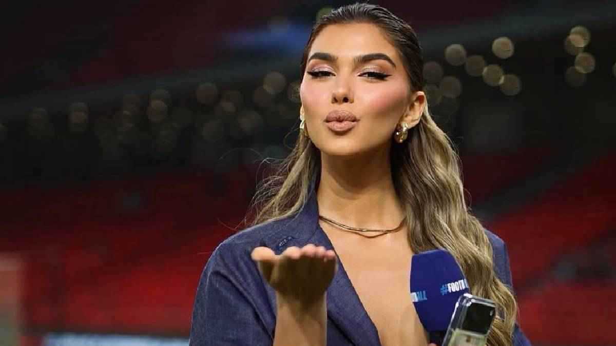 من هي فرانسيسكا روستيم ملكة الجمال التي تألقت في مباراة الأردن و ألبانيا؟ (صور)