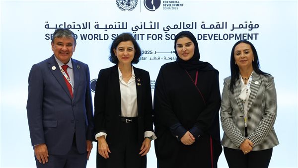 وزيرة التضامن تناقش المبادرات الدولية بمجال الحماية الاجتماعية مع وزراء 3 دول