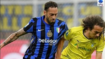 موعد مباراة إنتر ميلان ولاتسيو في الدوري الإيطالي والقنوات الناقلة والتشكيل المتوقع