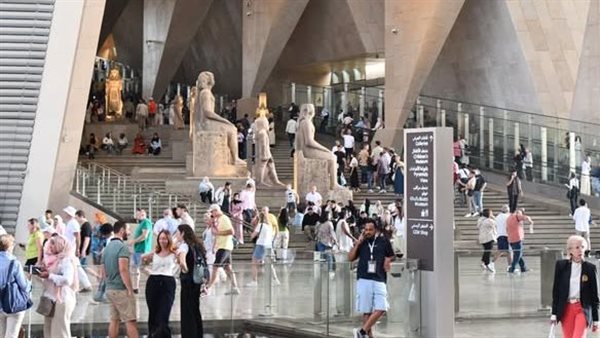 المتحف يسجل 12 ألف زائر اليوم ومتوسط الإقبال 19 ألف يوميًا منذ الافتتاح