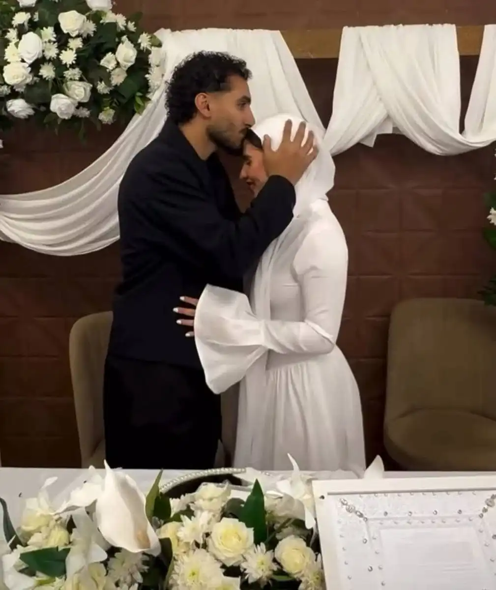 عقد قران أحمد حمدي على شهد مكرم