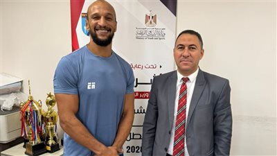 كرم جابر يبدأ جولة لتقييم مواهب المشروع القومي للموهبة والبطل الأولمبي للمصارعة