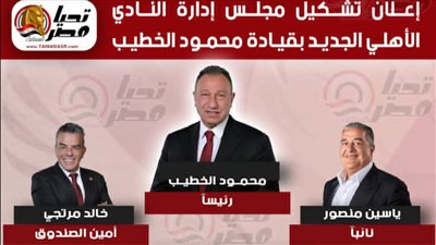 عاجل: إعلان تشكيل مجلس إدارة النادي الأهلي الجديد بقيادة محمود الخطيب