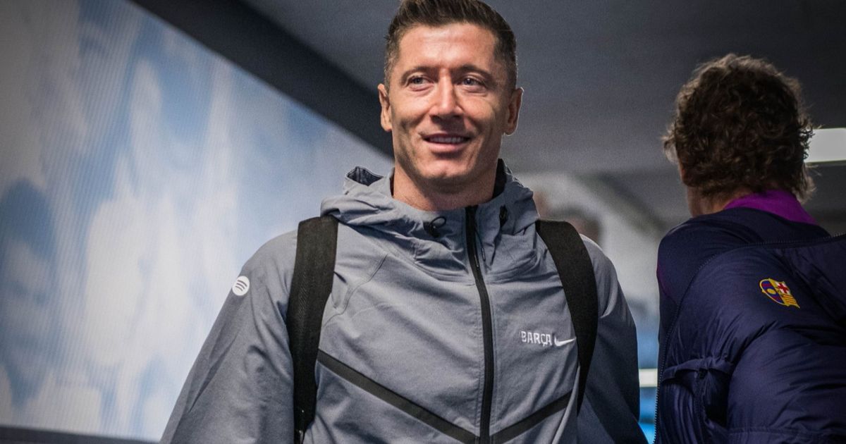 روبرت ليفاندوفسكي يقود تشكيلة برشلونة ضد سيلتا فيغو