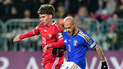 منتخب إيطاليا يفوز على مولدوفا بثنائية نظيفة في تصفيات أوروبا المؤهلة لنهائيات كأس العالم 2026