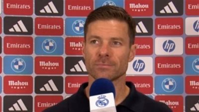 تشابي ألونسو مدرب ريال مدريد: كنا بحاجة لهذا الفوز لاستعادة الشعور الحقيقي.. ولا أشعر بأي ضغط