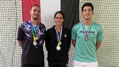 مصر تحصد 3 ميداليات ببطولة زامبيا الدولية للريشة الطائرة