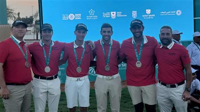 فضيتان لفراعنة الجولف فى البطولة العربية بالسعودية