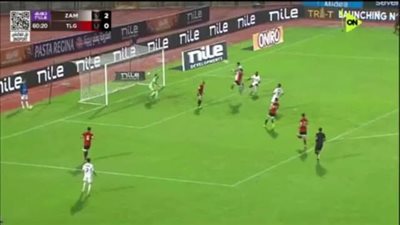 الدوري المصري الممتاز: عدي الدباغ يسجل الهدف الثالث للزمالك في مرمى طلائع الجيش في الدقيقة 61