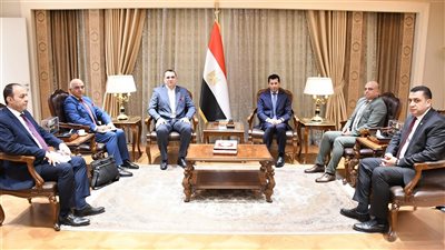 وزير الرياضة يجتمع مع شركة سبيشال جروب لبحث تطوير منظومة الطب الرياضي