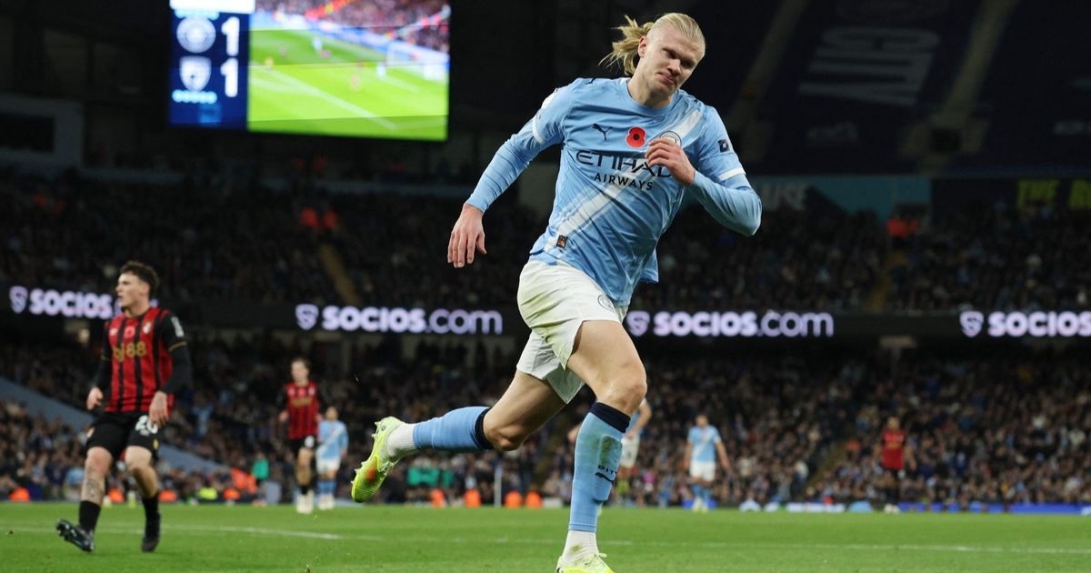 هالاند يرد على المقارنة مع ليونيل ميسي وكريستيانو رونالدو