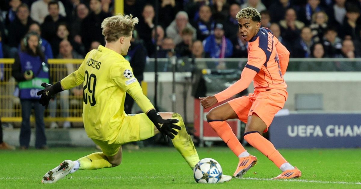 يامال وفيران توريس ينتقدان دفاع برشلونة بعد ثلاثية بروج