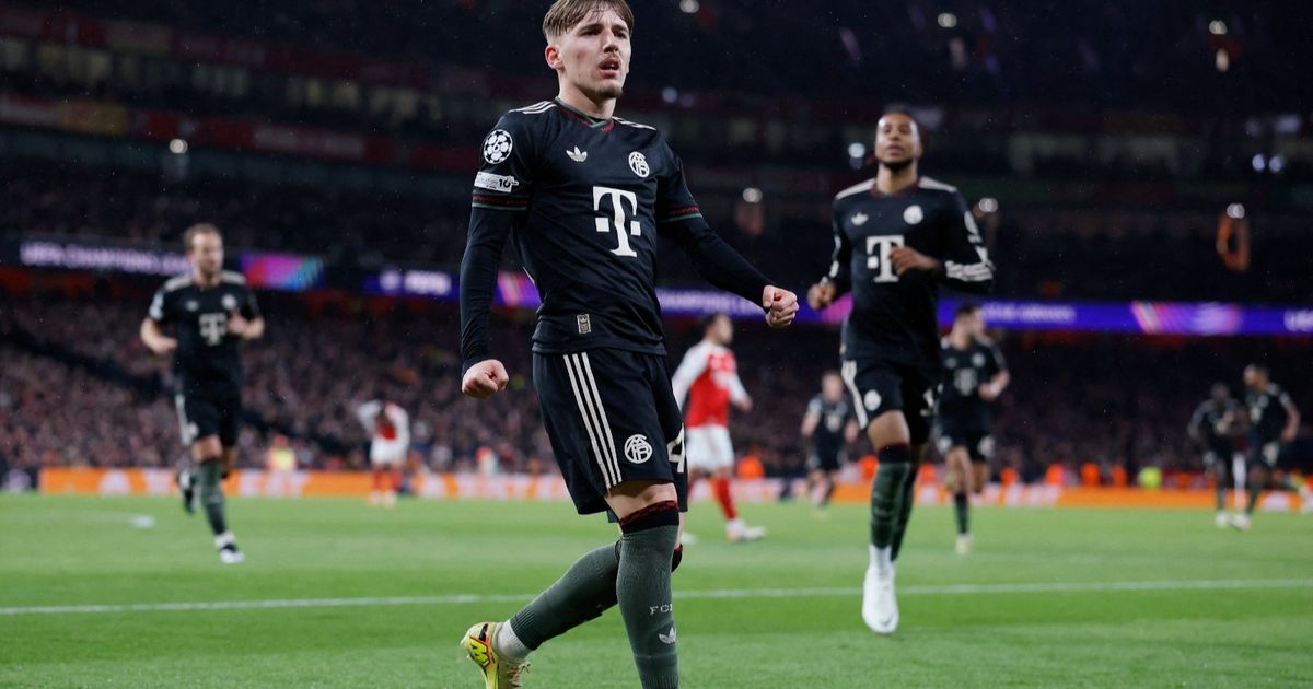 شباك أرسنال تهتز لأول مرة بدوري الأبطال أمام بايرن ميونيخ