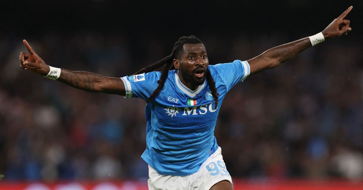 الإصابة تبعد أنغيسا لاعب نابولي لشهور وغيابه عن أمم إفريقيا