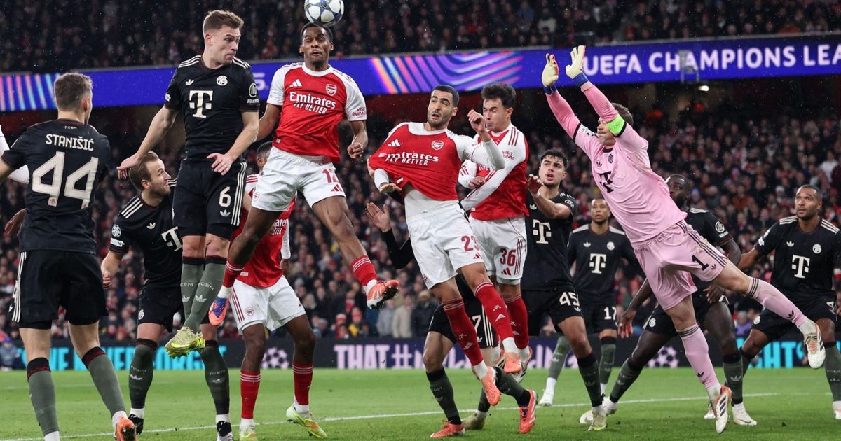 شاهد.. التعادل يفرض نفسه في قمة أرسنال وبايرن ميونيخ