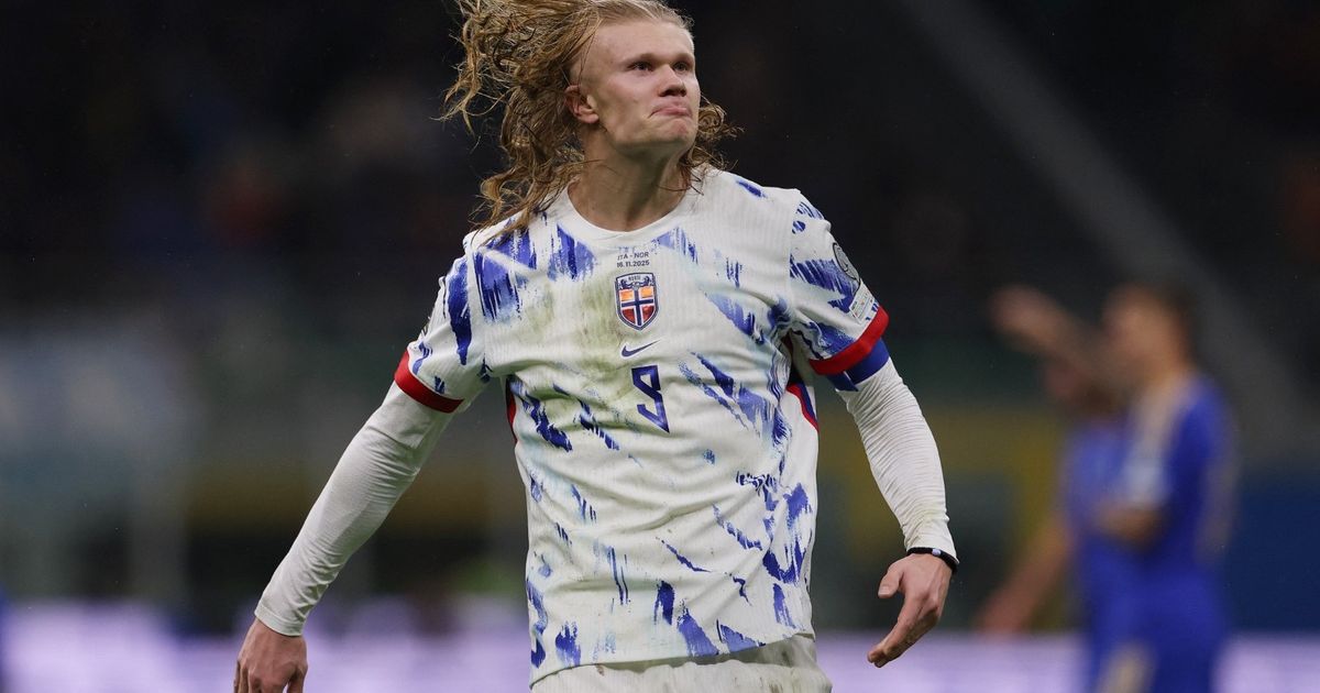 هالاند المتوهج يعادل رقم ليفاندوفسكي في تصفيات كأس العالم