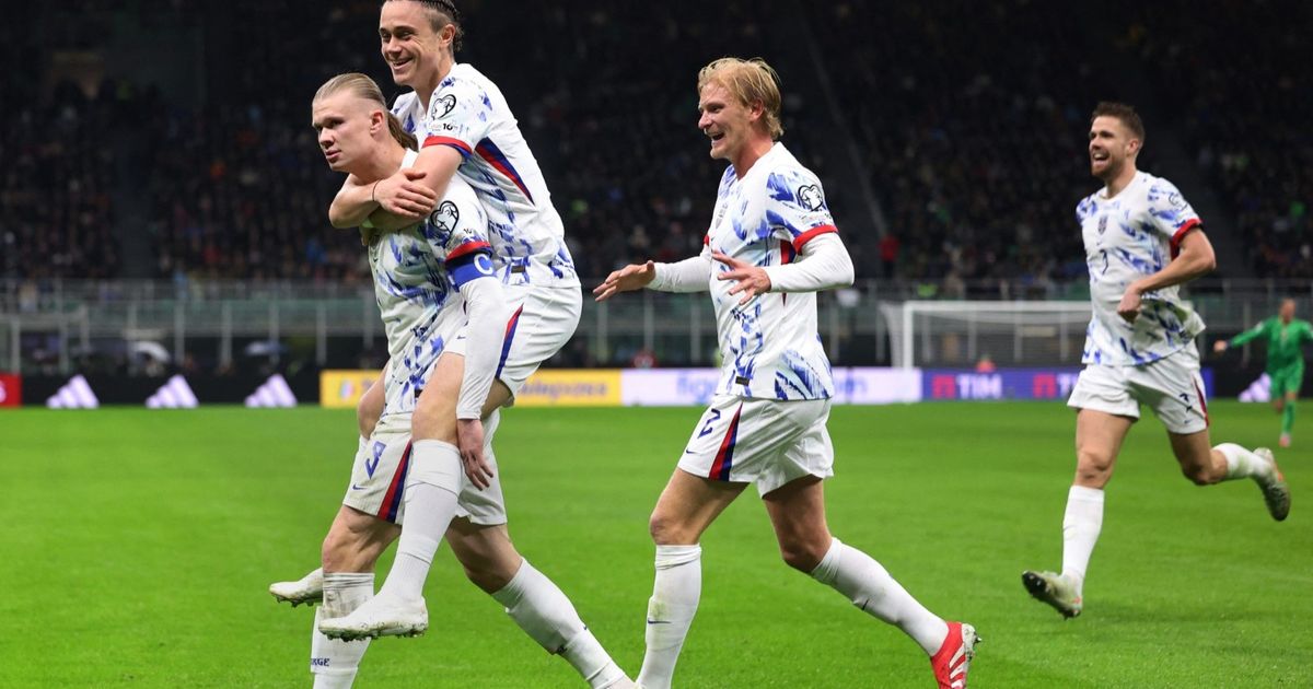 هالاند يصعد بالنرويج لكأس العالم بعد سحق إيطاليا برباعية