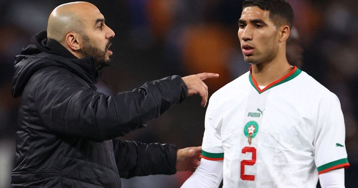 الركراكي متفائل بجاهزية أشرف حكيمي لكأس أمم إفريقيا بالمغرب