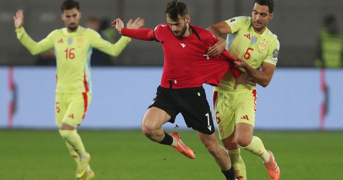 إسبانيا تسحق جورجيا وتضع قدماً ونصف في كأس العالم 2026