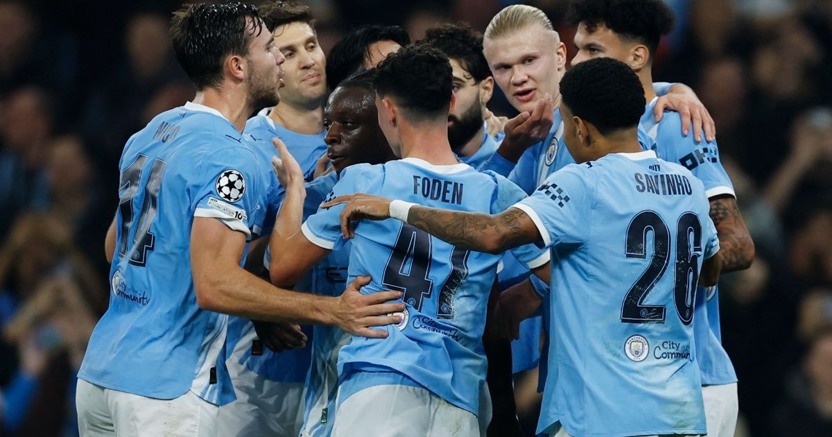 مانشستر سيتي يتقدم بهدفين على دورتموند بدوري الأبطال