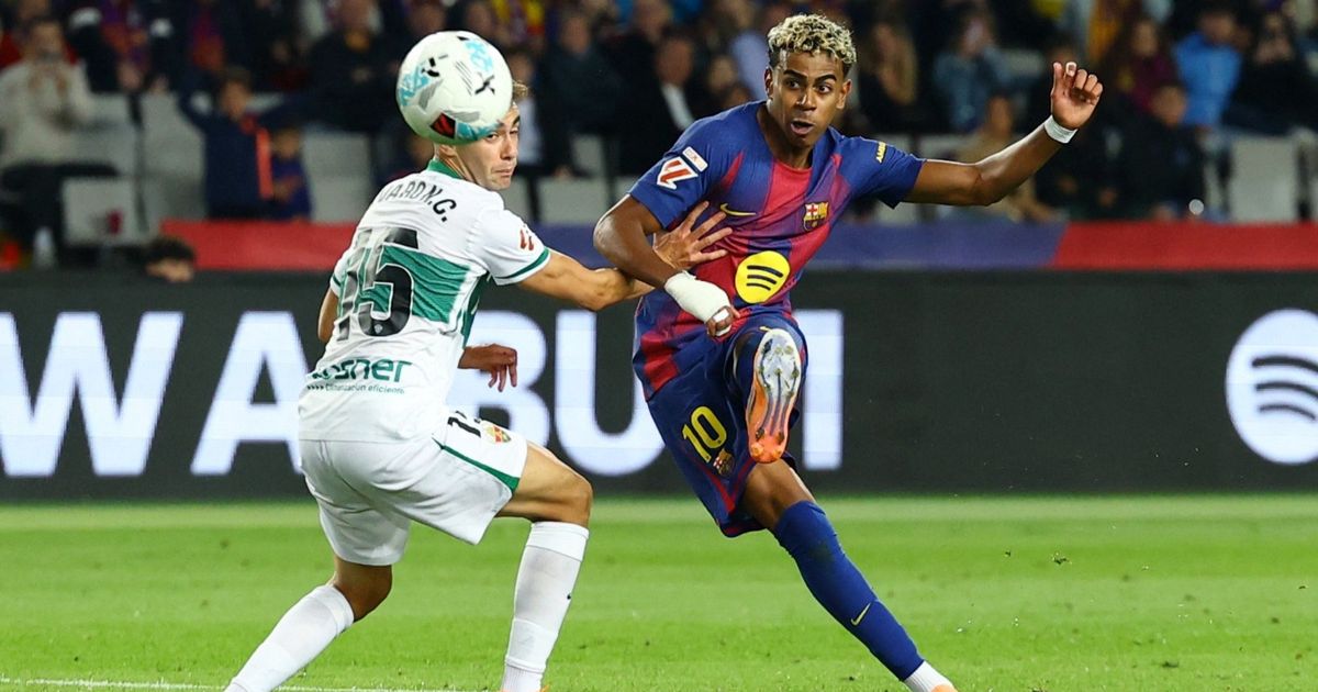 لامين يامال على خطى كيليان مبابي.. رقم مميز بعد صيام تهديفي