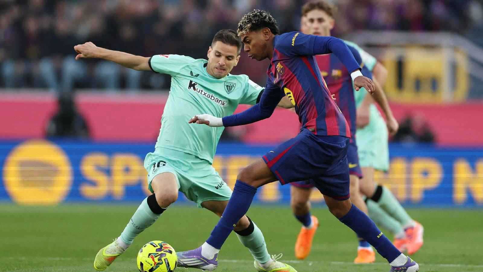 أكثر لاعب أبهر جماهير برشلونة في لقاء أتلتيك بلباو