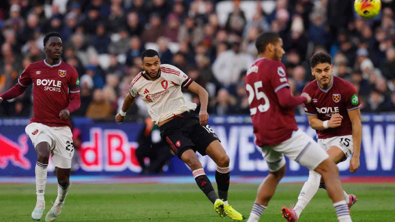 أكثر لاعب أبهر جمهور ليفربول في مباراة وست هام يونايتد