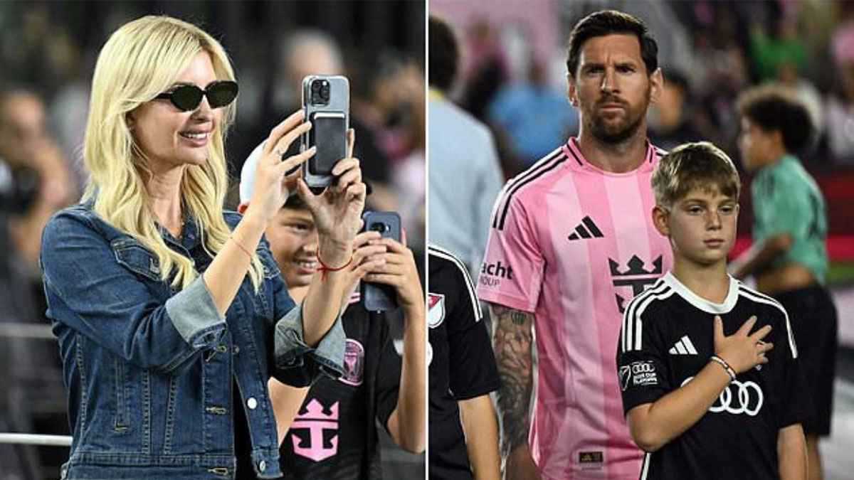 إيفانكا ترامب توجه رسالة إلى ميسي (صورة)