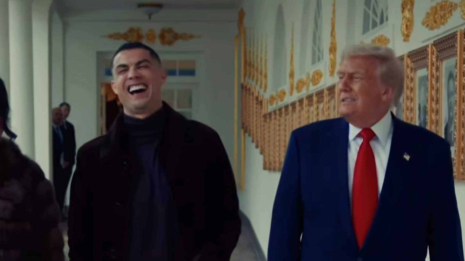 الأعظم على الإطلاق.. البيت الأبيض ينشر فيديو مثيرا لترامب ورونالدو وجورجينا