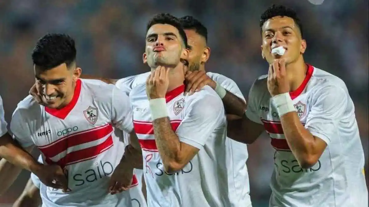 إمام عاشور وزيزو وبن شرقي بقميص الزمالك