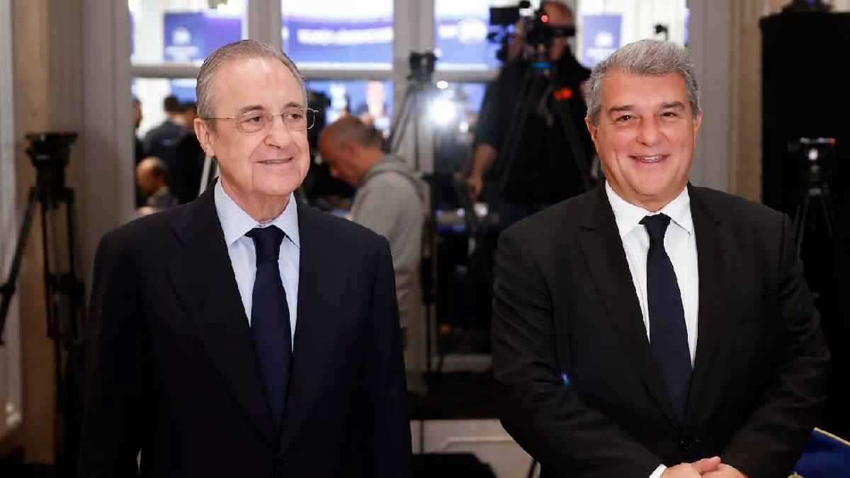 العلاقة متوترة.. لابورتا يكشف عن أزمته القوية مع إدارة ريال مدريد